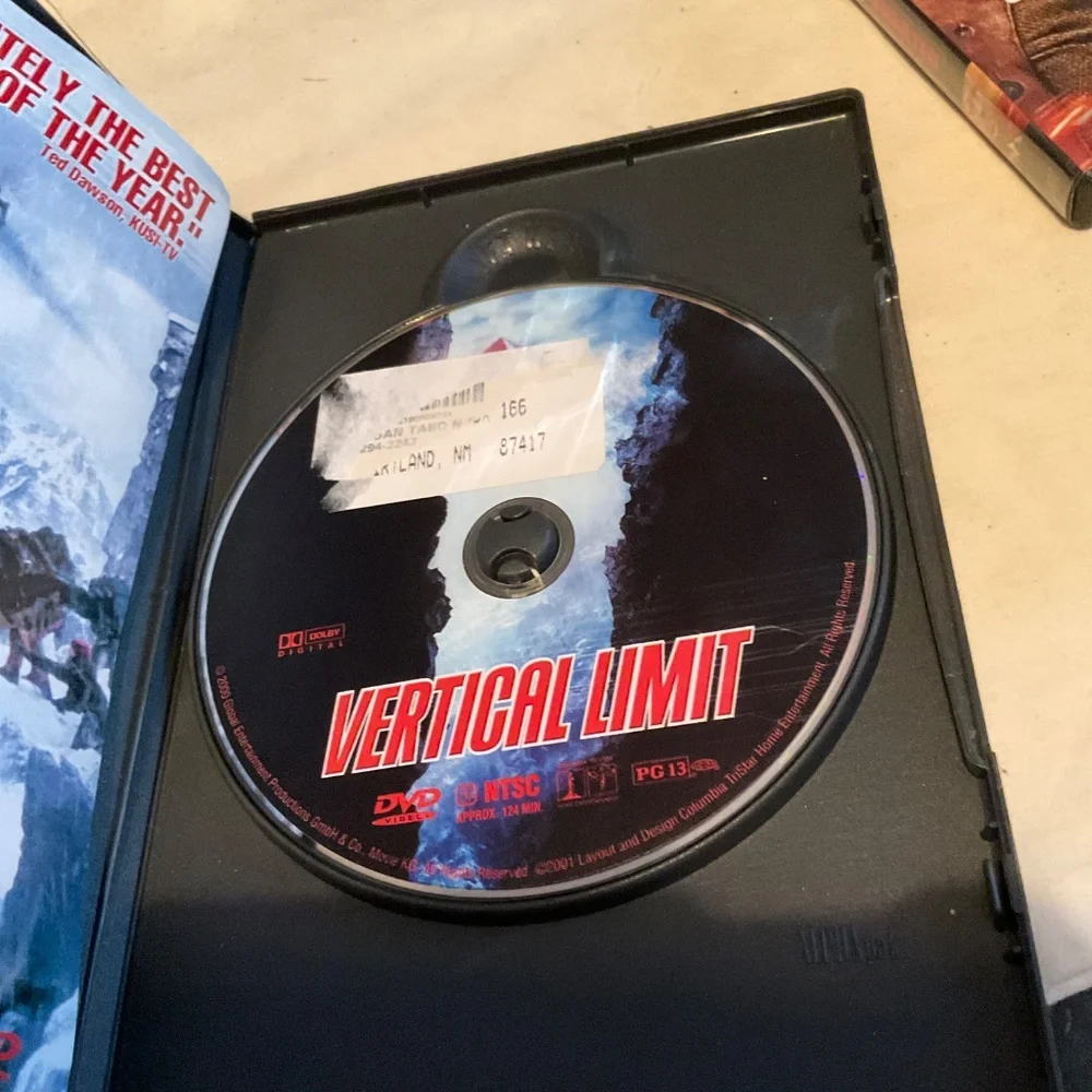 Columbia Pictures dvd vertical